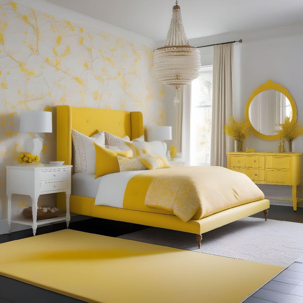 Crisp White and Butter Yellow - The Colors of New Season Interior Designing
